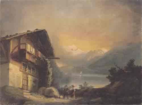 Turn your images into 经典油画, Style Transfer, Online, AI, Use Style:Charlet in Hilterfingen.jpg